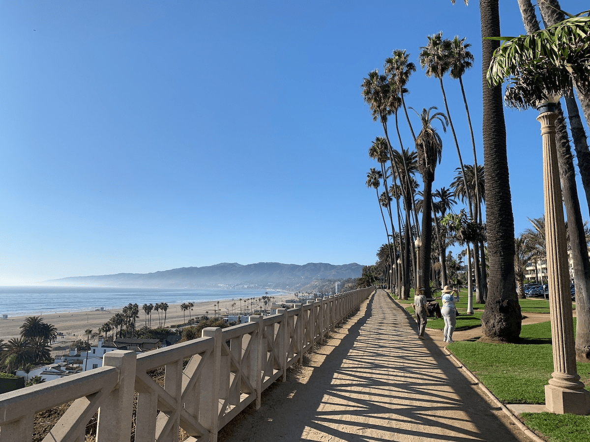 palisades park walkway, Hilton's Oceana Santa Monica, LXR Hotels & Resorts Guide